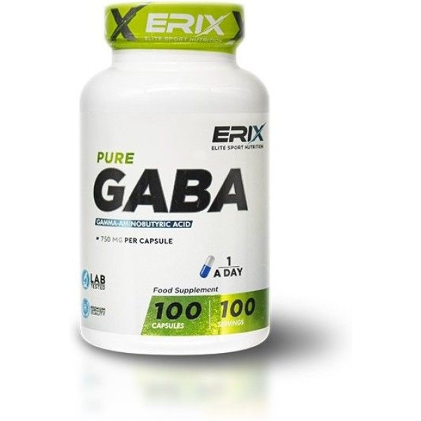 Erix Nutrition Gaba - 100 Capsules