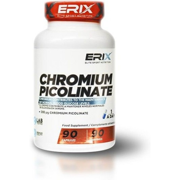 Erix Nutrition Picolinato de Cromo - 90 Cápsulas