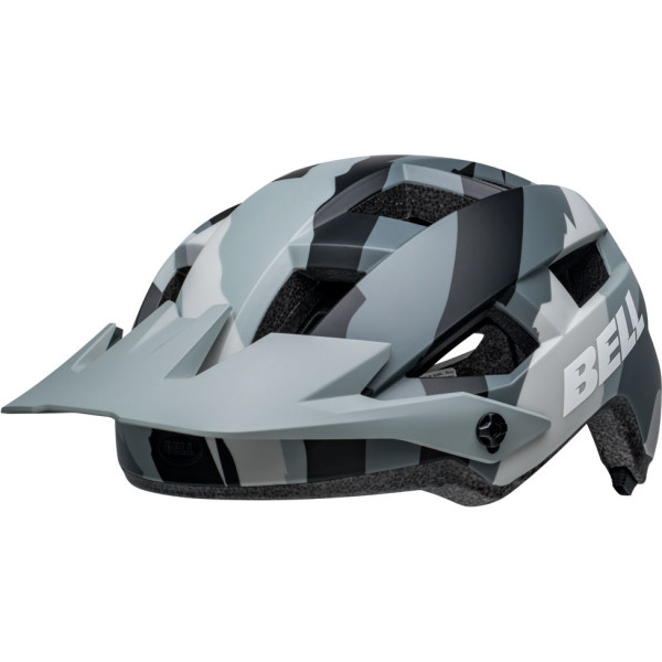 Bell Spark 2 Matte Grey Camo - Casco Ciclismo
