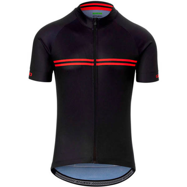 Giro Chrono Sport Jersey Black/red Classic Stripes M