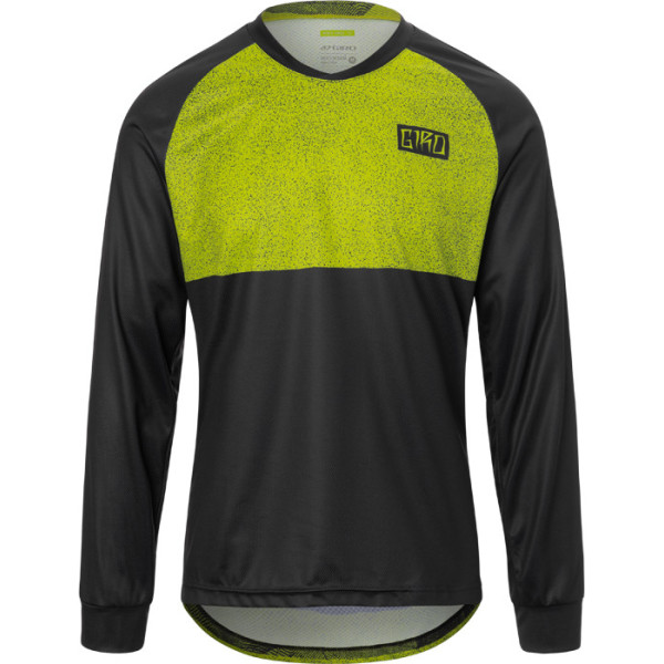 Giro Ls Roust Jersey Ano Lime Brkdwn L