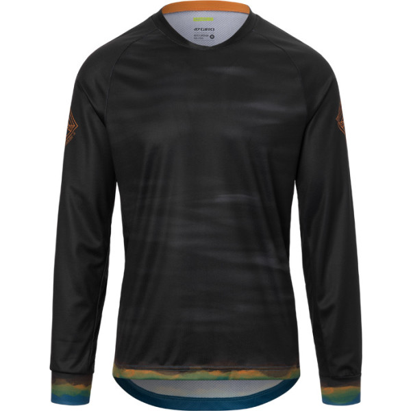 Giro Ls Roust Jersey Blk Hot Lap L