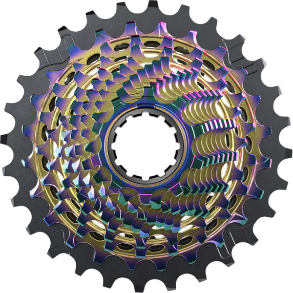 Cassette SRAM XG1290 10-28 Rainbow (rojo) (hacha)