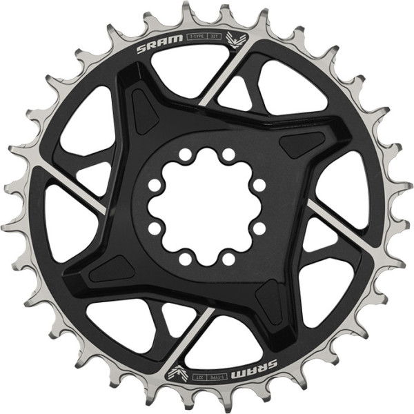 Corona Sram X0 Eagle T-type Off 3mm 12v 32d Dm (include 8 bulloni) Nero D1