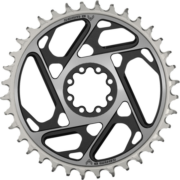 Sram Chainring Xxsl Eagle T-type Off 0mm 12v 36t Dm (inclui 8 parafusos) Preto D1