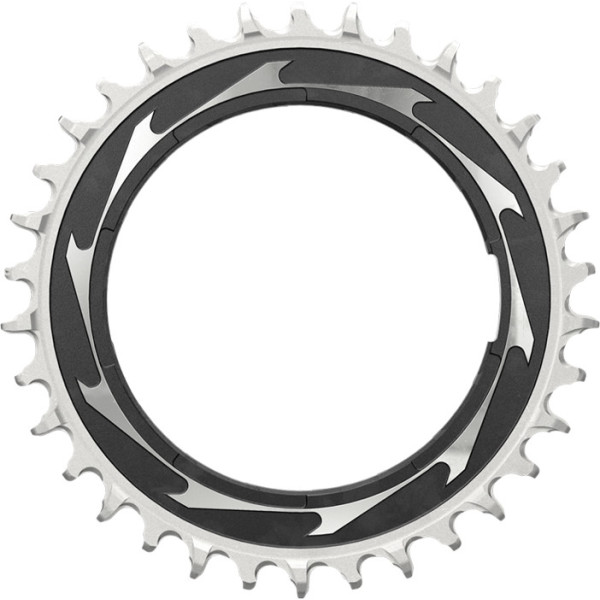 Sram Kettenblatt Xxsl Eagle T-Type Off 0mm 12v 34t Powermeter mit Gewinde Schwarz/Silber D1