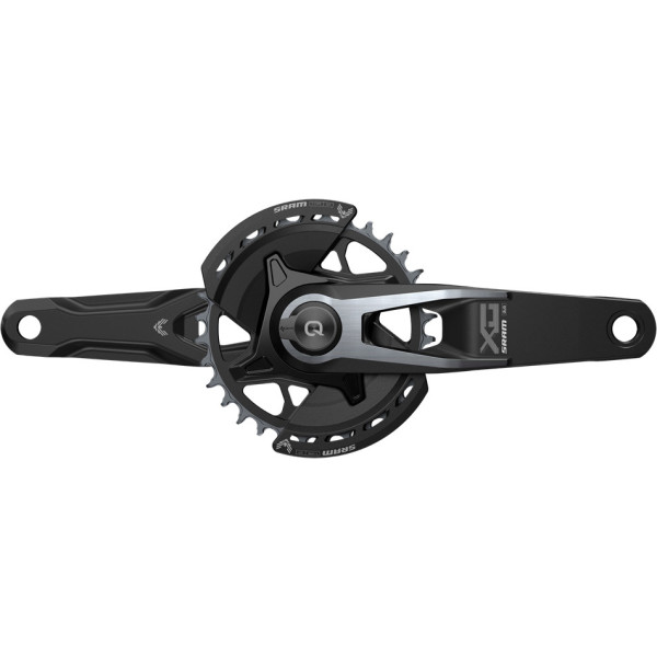 Sram Biela Powermeter Eje X0 Eagle T-type Q174 Cl55 Dub Mtb Wide 175 Black (2-guards) 32t