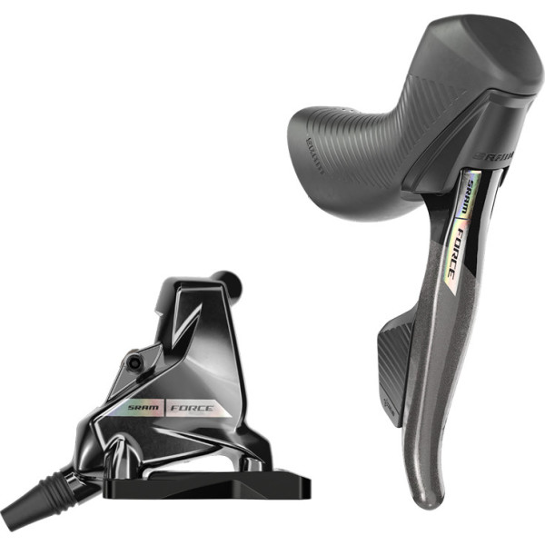 Sram Dual Control Hydraulic Flat Mount Force E-tap Axs Rainbow Dettaglio posteriore/destro (d2)