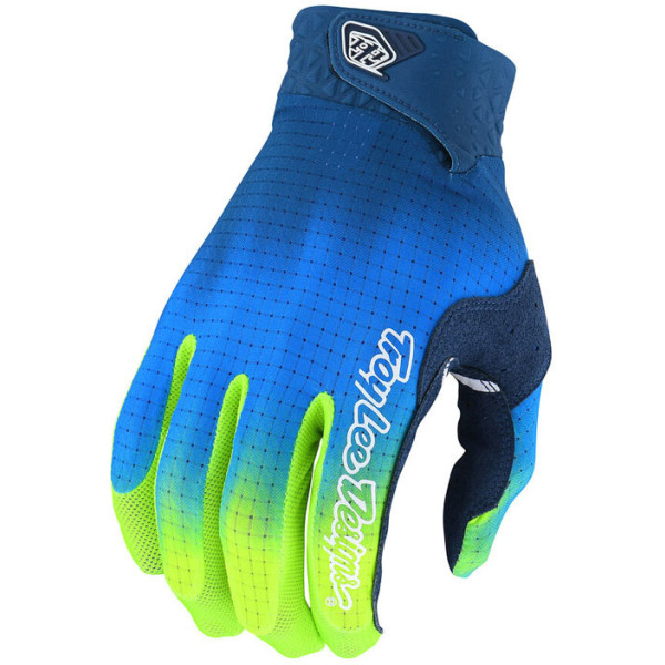 Troy Lee Designs Jet Fuel Air Glove Navy/Yellow L