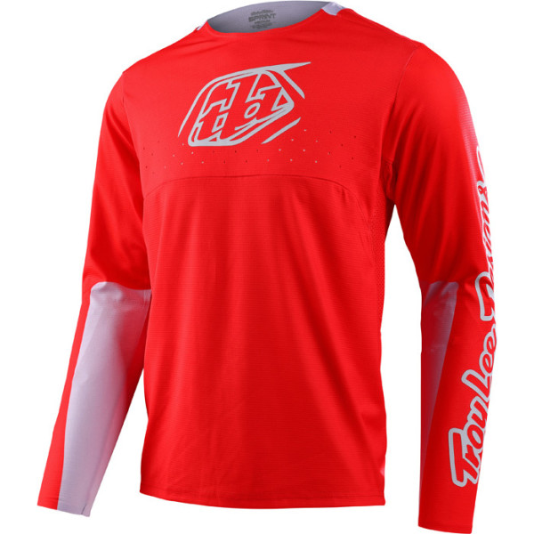 Maglia Troy Lee Designs Sprint Icon Race Red S