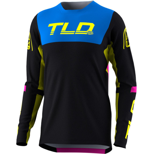 Troy Lee Designs Sprint Jersey Fratura Preto/Amarelo XL