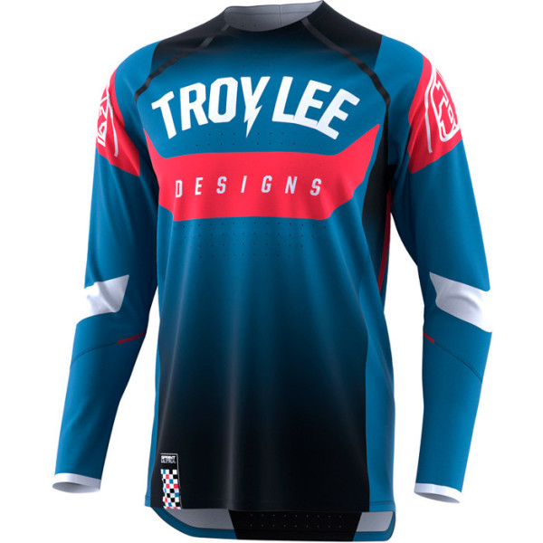Troy Lee Designs Sprint Ultra Jersey Arc Blauw/Zwart XL