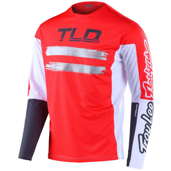 Troy Lee Designs Sprint Glo T-Shirt Marker Rouge M