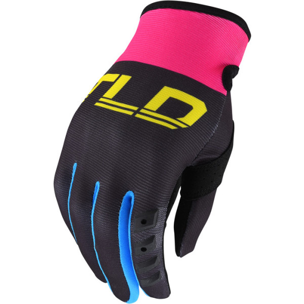 Troy Lee Designs Dames GP Handschoen Zwart / Geel M