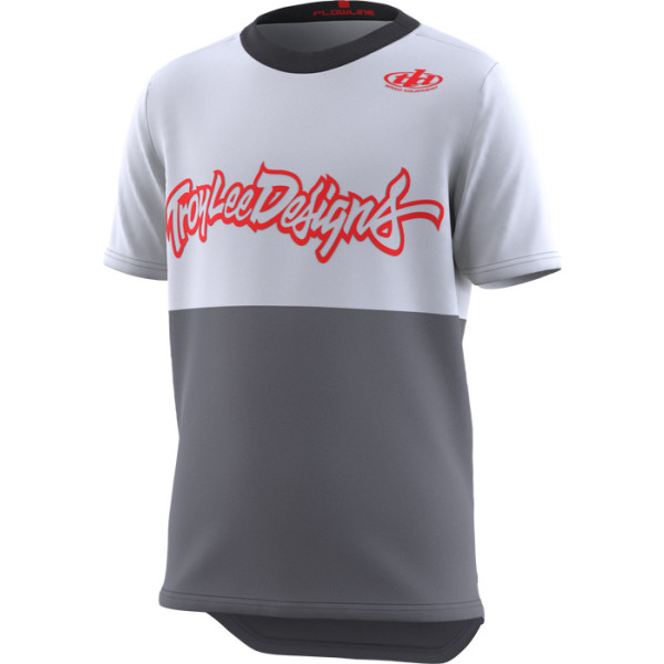 Troy Lee Designs Youth flow ss jersey scripter charbon l