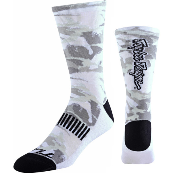 Troy Lee Designs Camo Signature Performance Sock Cimento L/XL (10-14)