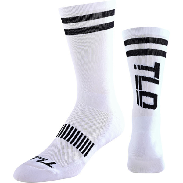 Troy Lee Designs Speed Performance Sok Wit L/XL ( 10-14 )