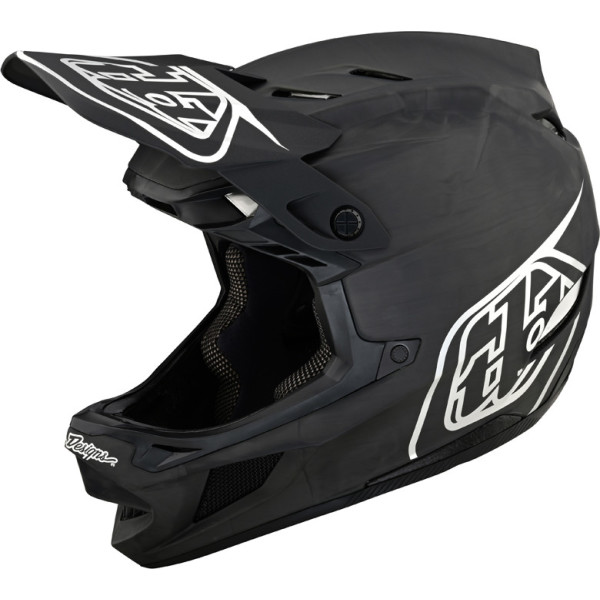 Troy Lee Designs D4 Carbon Stealth Schwarz / Silber 2x