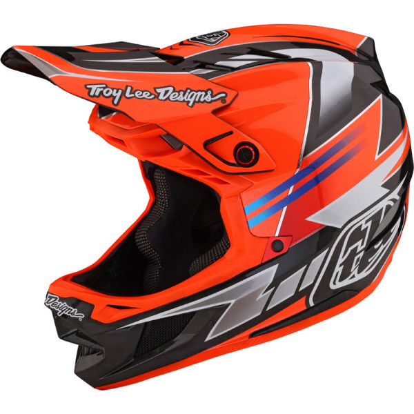 Troy Lee designs D4 carbon helmet with MIPS Saber Red S
