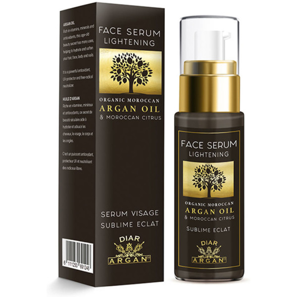 Diar Argan Sérum Facial Iluminador Puro Argan e Cítricos 30 ml Feminino