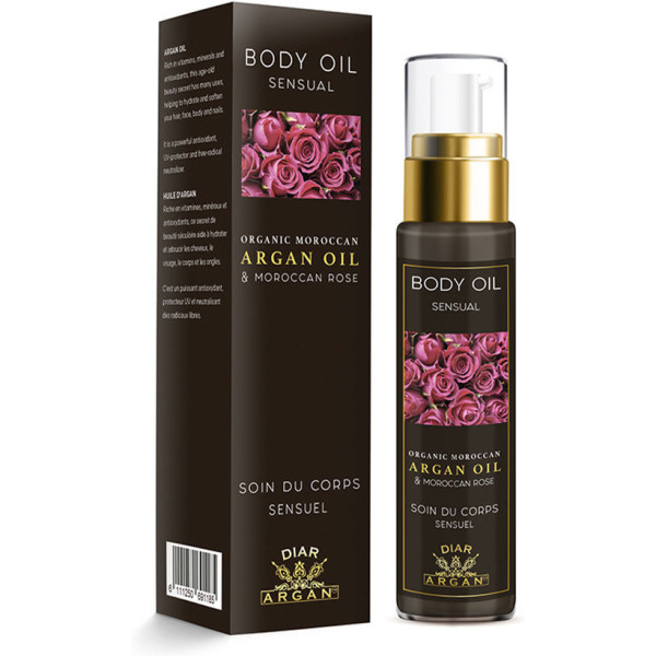 Diar Argan Olio Corpo Sensuale Di Argan E Rosa Del Marocco 50 Ml Donna