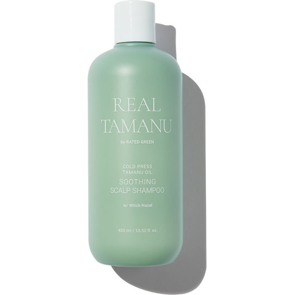 Rated Green Real Tamanu Cold Press Tamanu Oil Shampoo lenitivo per il cuoio capelluto 400 ml Donna