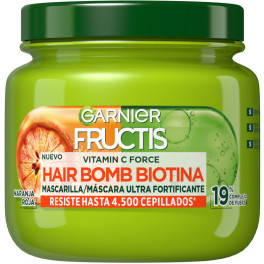 Garnier Fructis Vitamin Force Hair Bomb Biotina Mascarilla 320 Ml Mujer