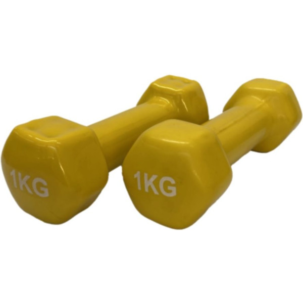 Fitness Deluxe Mancuernas Vinilo Fdl 1kg (par)