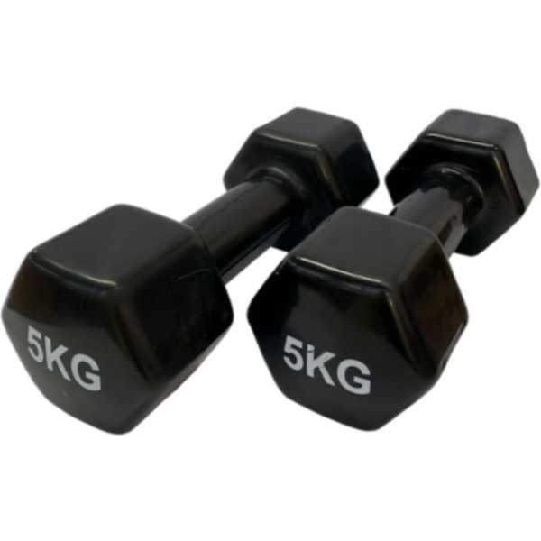Fitness Deluxe Mancuernas Vinilo Fdl 5kg (par)