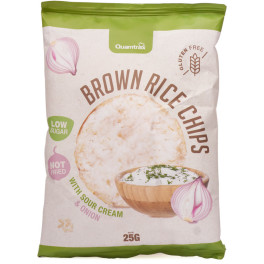 Quamtrax Brown Rice Chips 1 Bolsa X 25 Gr