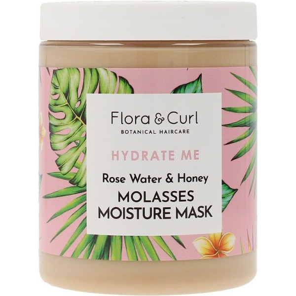 Flora und Curl hydratisieren Me Rose Water & Honey Melasses Moisture Putty 300 ml Woman