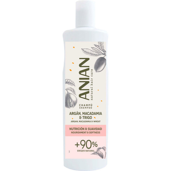 Anian Nutrition & Smoothness Argan Shampoo 400 Ml Vrouw