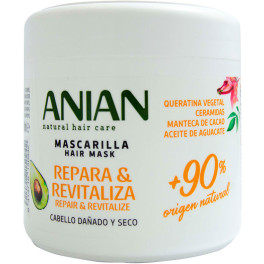 Anian Repara & Revitaliza Mascarilla Queratina Vegetal 350 Ml Mujer