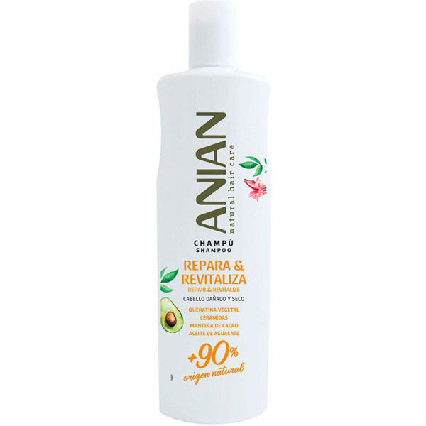 Anian herstelt en revitaliseert plantaardige keratineshampoo 400 ml vrouw