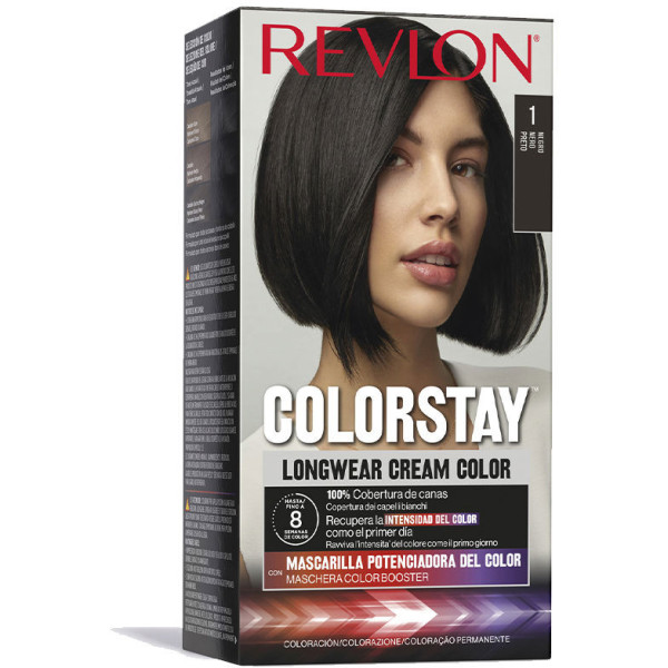 Revlon ColorStay Longwear Crème Couleur 1-Noir 4 u
