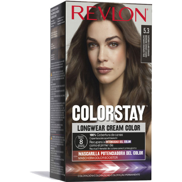 Revlon Colorstay Longwear Crema Colore 53-marrone chiaro Dorato 4 U