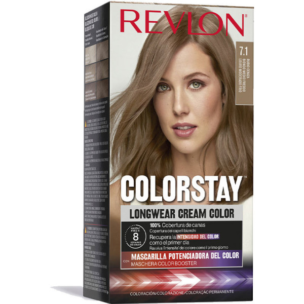 Revlon Colorstay Longwear Crème Couleur 71-blonde cendré 4 U
