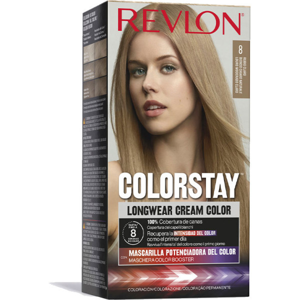Revlon Colorstay Longwear Crème Couleur 8-Blond Clair 4 U