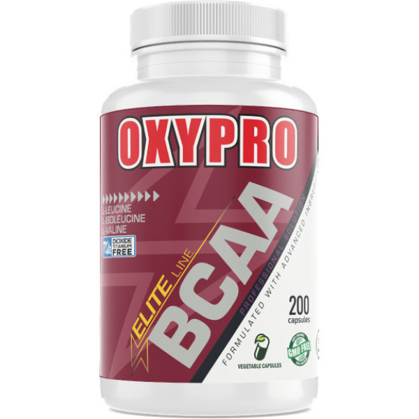 Oxypro Nutrition Bcaa - Aminoacidos Ramificados - 200 Cápsulas