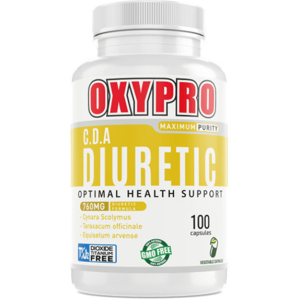 Oxypro Nutrition CDA - Diuretico Natural - 100 cápsulas vegetales