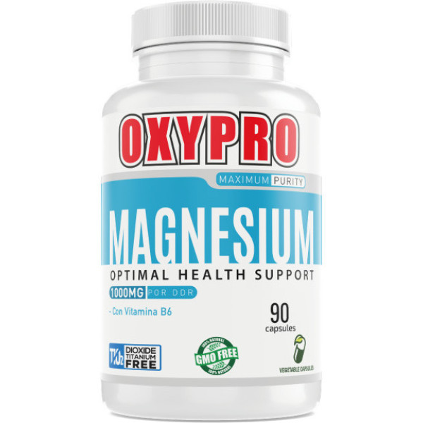 Oxypro Nutrition Magnesio 500 Con Vitamina B6 - 90 Cápsulas