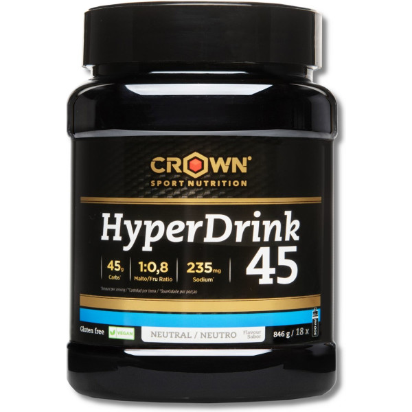 Crown Sport Nutrition Hyperdrink 45 846 Gr / Riche en Glucides et Supplémentaire de Sodium
