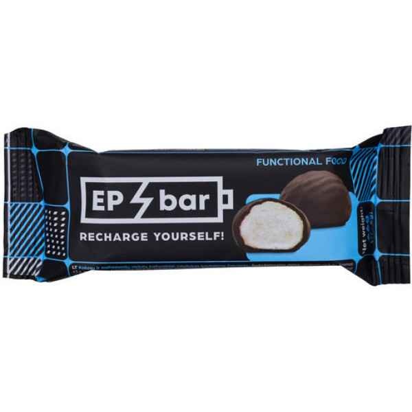 Epbar Eiwitbommen Met Kokosnoot, Macadamia Noten En Pure Chocolade 3 En 66G. - 1 doos (10 stuks)