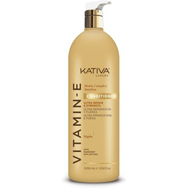 Kativa vitamina E biotina e balsamo di bambù 1000 ml unisex