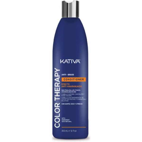 Kativa Anti-brass Efecto Anti-anaranjado Acondicionador 355 Ml Unisex