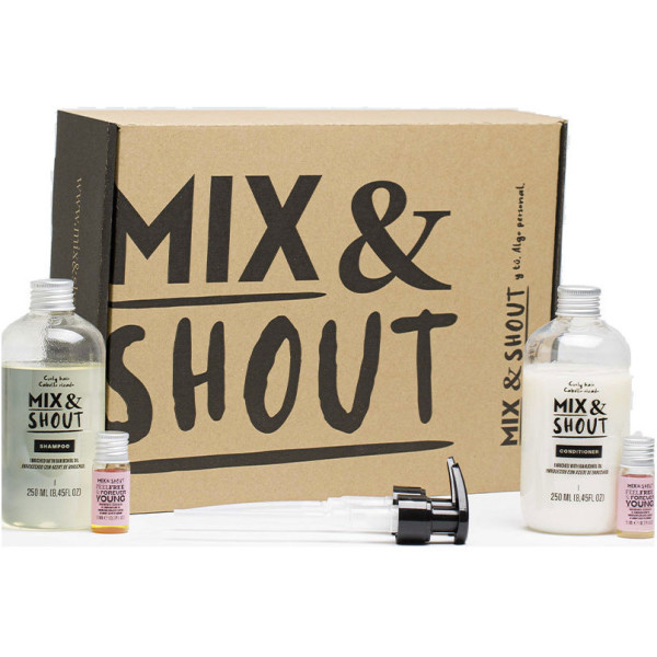 Mix & Shout Strengthening Curly Routine Lot 4 Pièces Unisexe