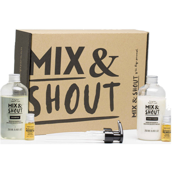 Mix & Shout Curly Repair Routine Lotto 4 Pezzi Unisex