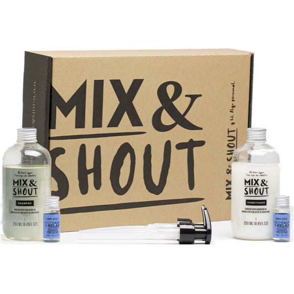 Mix & Shout Lot de routine apaisante 4 pièces unisexe