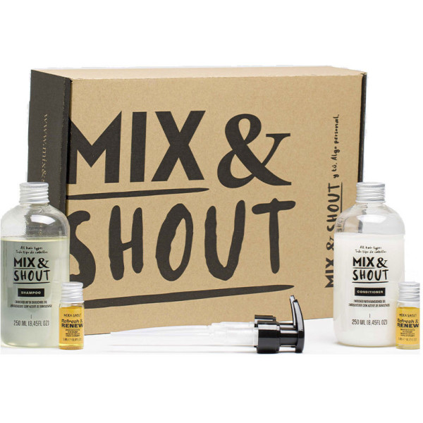 Mix & Shout Lot de routine réparatrice 4 pièces unisexe