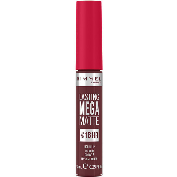 Rimmel London Mega Mega Matte vloeibare lippenstift Kleur 810-Plum Deze show 74 ml Unisex